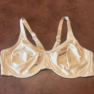 Wacoal Basic Beauty Full Figure Underwire Bra 855192 Sand Nude 44D Womens